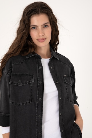 U.s. Polo Assn. Kadın Siyah Gömlek Jean 50304311-dn0027 Siyah
