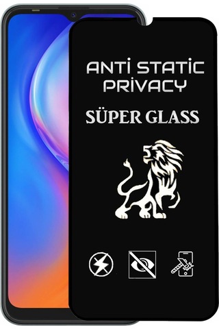 Tecno Spark 6 Go Tam Kaplayan Anti Statik Hayalet Süper Cam Ekran Koruyucu