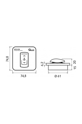 Quick WCS 830 Irgat Çıpa Kumanda Kontrol Paneli