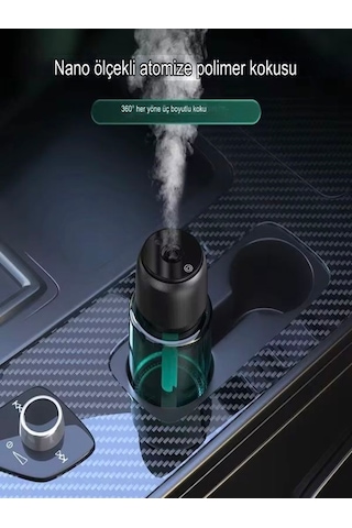 Şarjlı Araç Ev Ofis İçi Yıldız Tavan Efektli Difüzör 160ml Sess