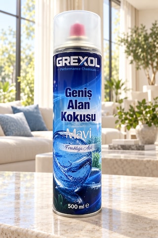 Vivanni Home Mavi Ev Ofis Mağaza Oda Kokusu 500 Ml Kötü Kokuları Nötralize Eden Geniş Alan Spreyi Ferah