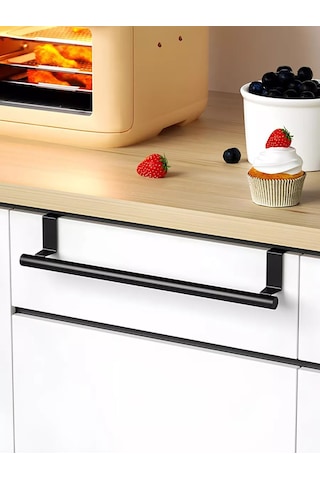 Kastly Kapı İçin Havlu Askı Düzenleyici Mutfak Rafı 151854304 Siyah