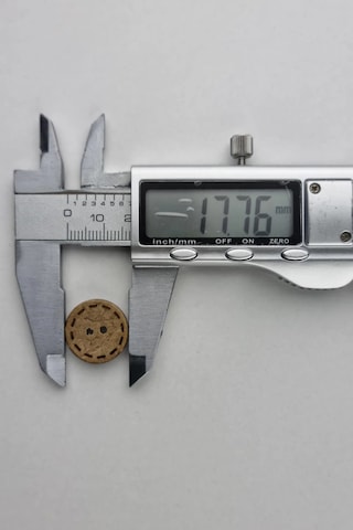 Orta Boy 18 Mm Yuvarlak Kokonat Kaban Çeket Hırka Yelek Düğmesi 5 Adet