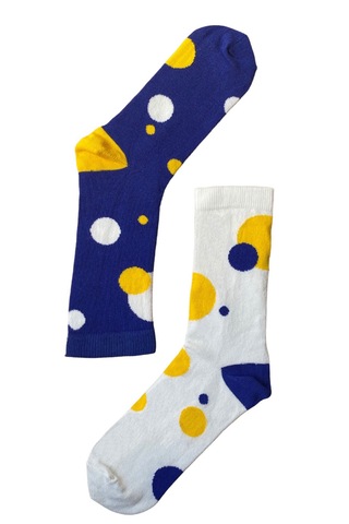The Socks Company 3'lü Desenli Kadın Çorap Set Çok Renkli