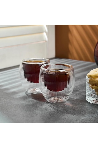 Lineo Cidarlı Bardak 2&apos Li 80 Ml