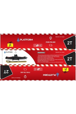 Araba Kaldırma Oto Krikosu 2 Ton Makas Cırcır Otomatik Kriko