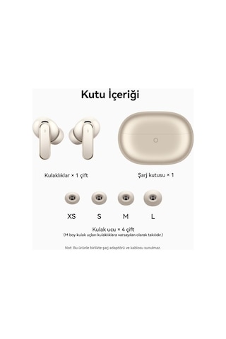 Huaweı Freebuds Pro 5 Kum Beji Tws Kulak İçi Bluetooth Kulaklık, Çift Sürücülü Yapay Zeka Gürültü