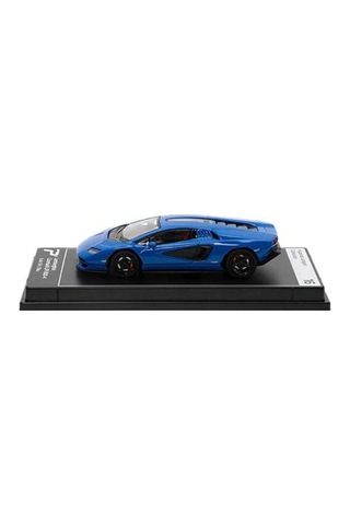 Hyper Car Lamborghini Countach Lpı 800-4 Bleu-league Collection 1/64 Model Araba