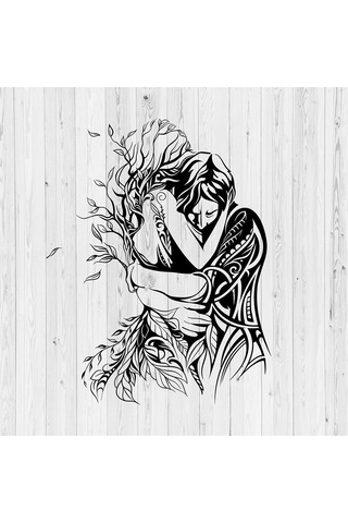 Kadın Erkek Tablo Romantik Çift Tablosu Lazer Kesim Tablo