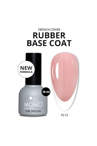 Momo Professional French Cover Rubber Base Coat Fc12 10 Ml