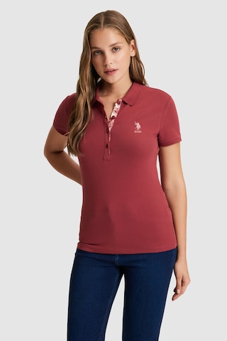 U.s. Polo Assn. Kadın Vişne Tişört Basic 50321798-vr223