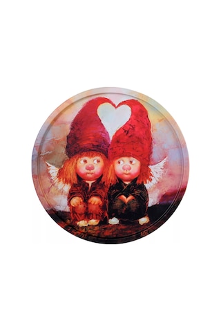 Gala 20 Cm Metal Dekoratif Tabak 181877509