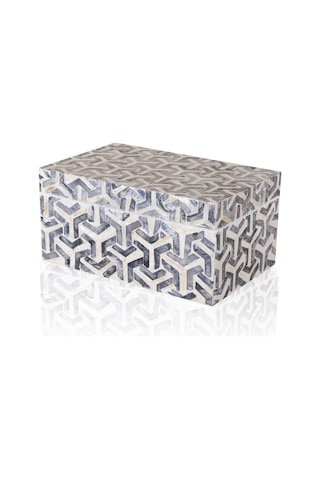 The Mia Sedef Dikdörtgen Kutu 25x16x12 Cm Tlc0087