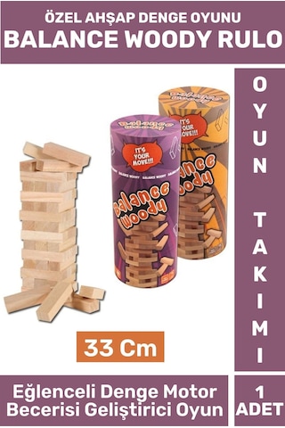 Özel Genç Yetişkin Çocuk Eğlenceli Konsantrasyon Denge Motor Becerisi Geliştirici Ahşap Denge Oyunu
