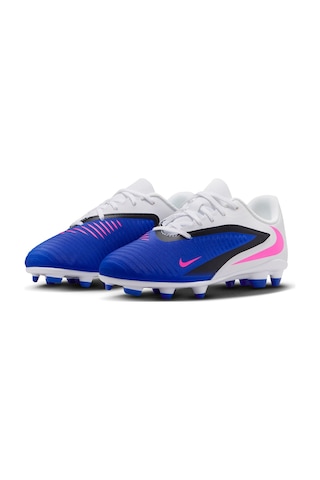 Nike Jr Phantom 6 Low Club Fg/mg Çocuk Futbol Krampon Mavi/beyaz