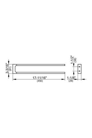 Keuco Edıtıon 11 Havluluk 45Cm Krom