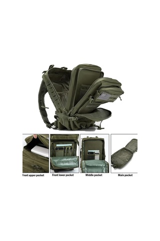 Büyük Askeri Taktik Sırt Çantası Bug Out Çanta Sırtı Sırp Çekçileri Ordu Dış Saldırı Paketi Av İçin Çanta Ordu Yeşil Asker Yeşili