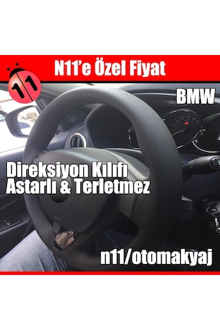 Bmw E30 Direksiyon Kılıfı Siyah Dikme Astarlı