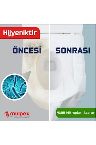 Mulpex Klozet Kapak Örtüsü 250'li