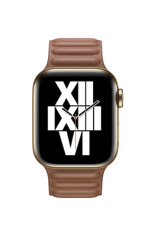 Watch 40mm Uyumlu Krd-34 Deri Mkst Kordon-kahverengi