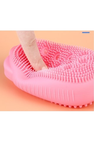 Süngerli Silikon Banyo Kesesi Renkli