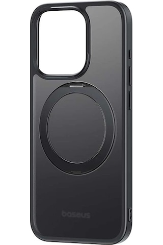 Baseus İphone 15 Pro Max Skyring Serisi Standlı Magsafe Manyetik Kılıf + Tempered Ekran Koruyucu Set- 5775