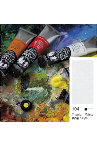 Bigpoint Cezanne Extra Fine Yağlı Boya 45 Ml Titanium White 104 6'lı Kutu