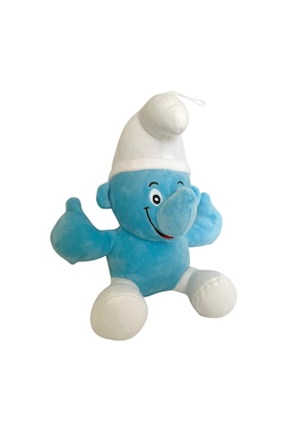 Şirinler Peluş Sevimli Şirin Pelüş 30cm Mavi - Beyaz