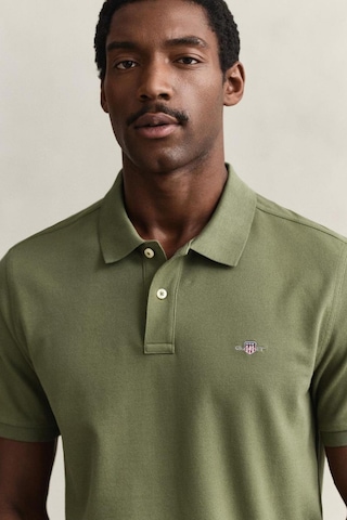 Gant Erkek Yeşil Regular Fit Logolu Polo Yaka T-shirt-14849
