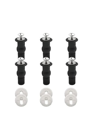 Standart Klozet Kapağı Bağlantı Parçaları İçin 6 Adet Klozet Kapağı Vidası Menteşesi Diğer