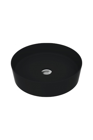 Creavit Loop Yuvarlak Çanak Lavabo Ø45 Cm Mat Siyah Lp145-00sm00e-0000