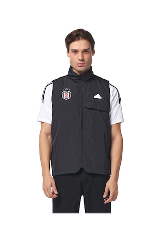 Beşiktaş Lisanslı Adidas Siyah Sıfık Kol Yelek 03-siyah