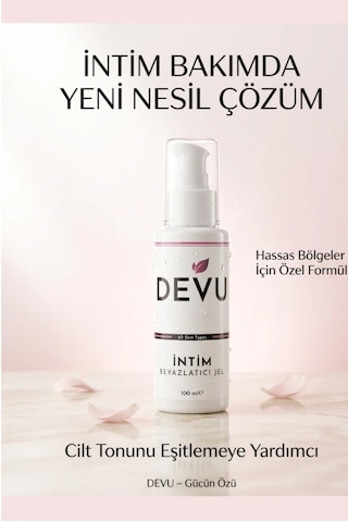 Devu Deve Kuşu Kolajenli Intim Beyazlatıcı Jel