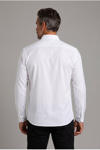 Bisse Beyaz Regular Fit Pamuk Casuel Spor Gömlek Gmgbr2023001 D01