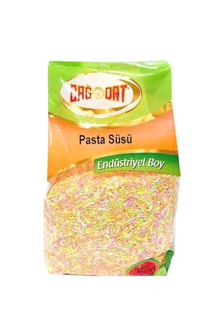 Bağdat Baharat Endüstriyel Boy Pasta Süsü Renkli 1 KG