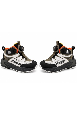 Kappa Kp-4073f Erkek Çocuk Akıllı Bağcıklı Waterproof Su Geçirmez Bot Siyah - Haki