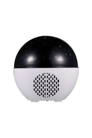 Xkl-q3 Usb Şarjlı 2 Si 1 Arada Bluetooth Müzikli Yıldız Projeksiyon Lambası Beyaz, Dahili Pil