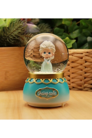 Disneyland Peri Masalı Işıklı Ve Müzikli Kar Küresi Büyük Boy