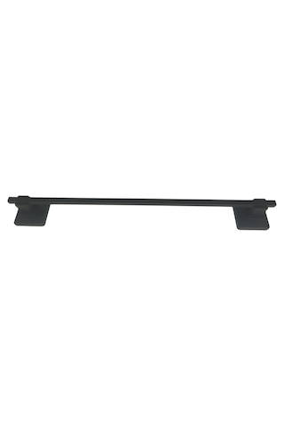 Zethome Yale Paslanmaz Duvara Monte Uzun Havluluk Siyah 40Cm Siyah