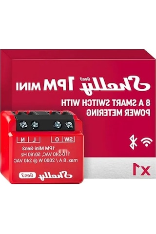 Akıllı Röle Şalteri, 1 Kanal 8a - Wlan Ve Bluetooth İle Ev Otomasyonu .