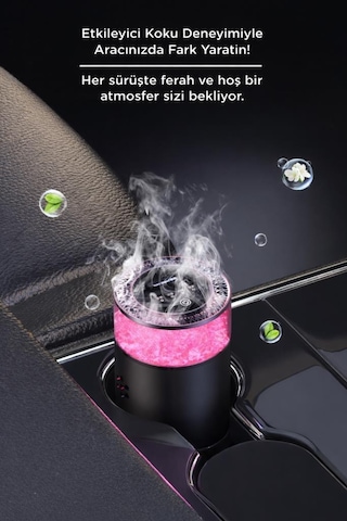 Araç İçi Aroma Difüzörü Hava Nemlendirici Şarjlı Oda Ve Araba Kokusu Tcf01 Qıngyıng Weıyang