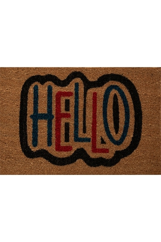Mudo Home Joyful Hello Kapı Paspası 40x60 Naturel