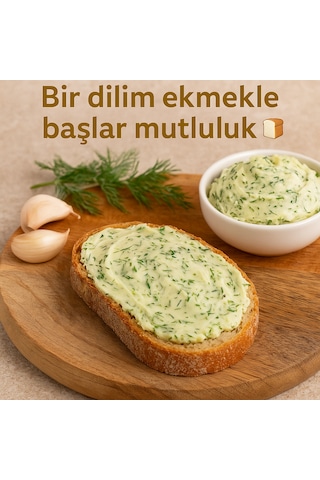 H.ö 444 Öztürkler Sarımsaklı-dereotlu Tereyağı 350 Gr