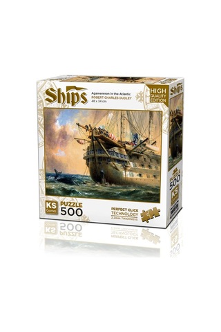 20050 Hms Agamemnon İn Atlantic 500 Parça Puzzle -ks Puzzle