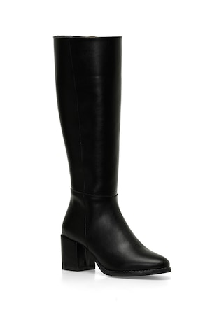 Butigo 24k-996 4pr Siyah Kadın Topuklu Çizme 000000000101925018 Siyah