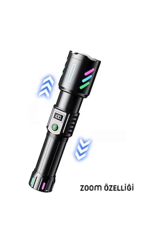 Wison 20w Fosforlu Şarjlı Metal El Feneri Ws-9944 Bakır