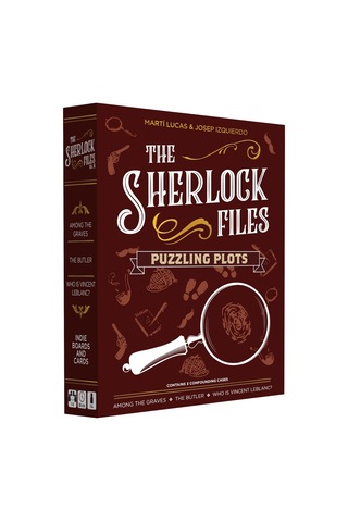 Indie Boards And Cards The Sherlock Files: Yapboz Plots, Kahverengi