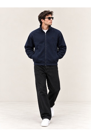 Vigoss Hakim Yaka Ferm. Erkek Sweatshırt 63259-30112 Lacivert