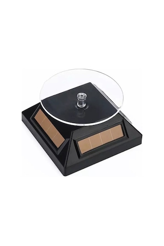 Xindoker Güneş Enerjili Çift Yönlü Döner Sergi Tablosu - Kuyumculuk, Model, Elektronik Gösterim İçin Siyah Pil Ve Şarj Aleti Yok