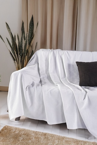 Koltuk Örtüsü %100 Pamuk Yatak Örtüsü Pike 200 X 230 Cm Beyaz
